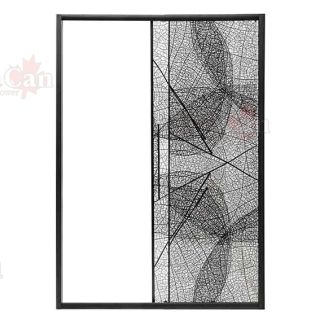 Душевая дверь в нишу AvaCan FB 120-140 чёрный